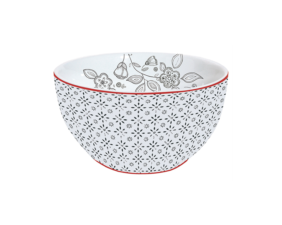 威尼斯·陶瓷碗描红线条